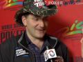 World Series of Poker - WSOP 2009 - Andy Bloch preparing for horse and prepared for the weather